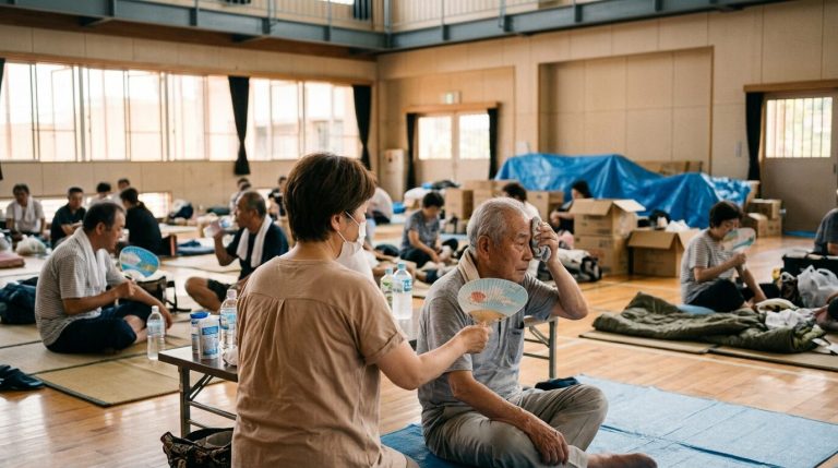 熊本7.1強震後迎酷暑 專家：避難所熱中症風險不可輕忽