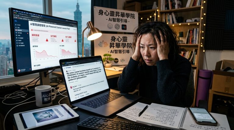 身心靈課程的答案生意拆解，賣課創業者公開求救，AI 時代賣答案的地基正在塌陷