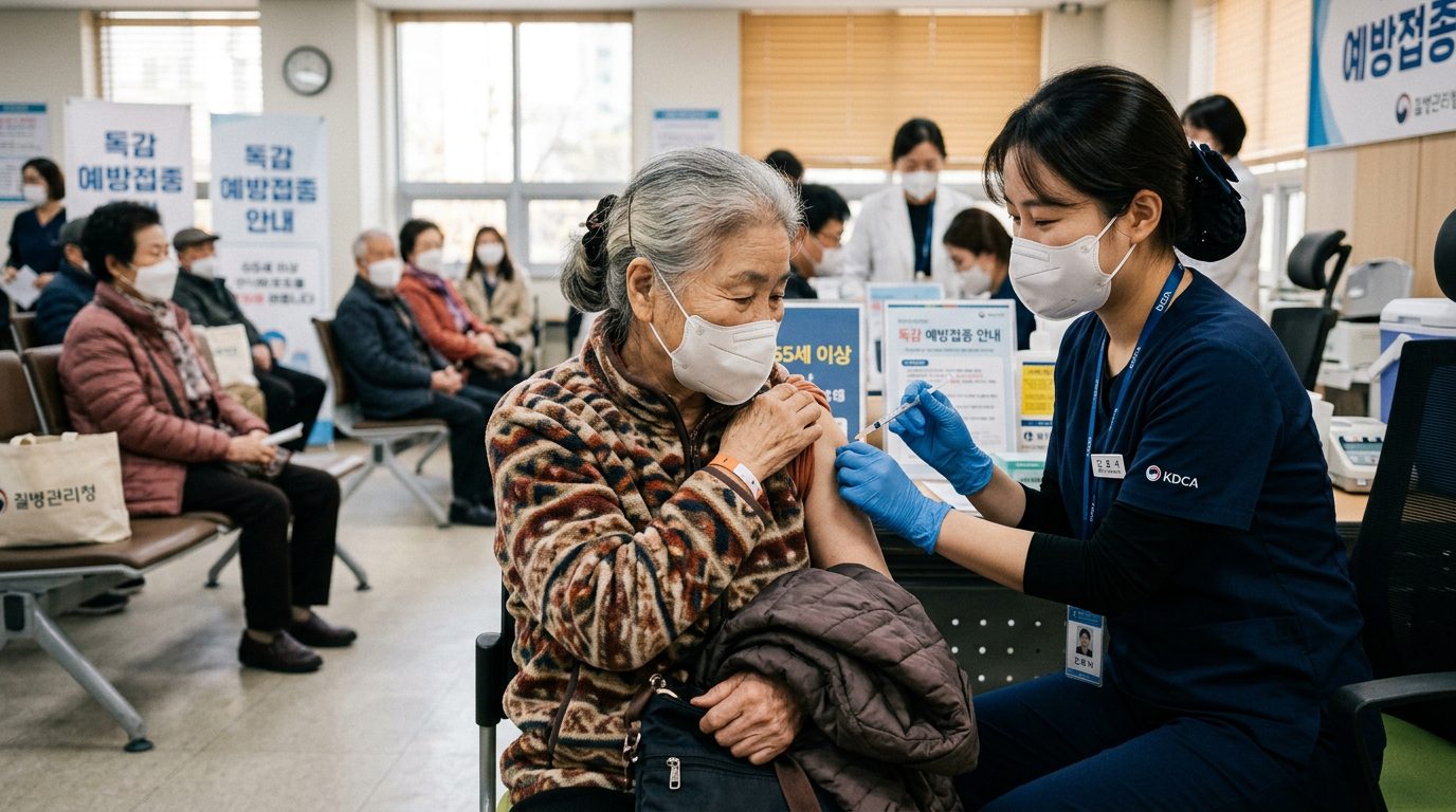 韓國提前為高齡族群開打流感疫苗