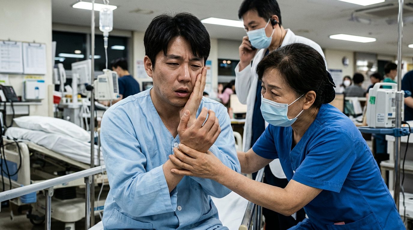 恐慌症發作除了心理症狀，還可能出現半邊臉失去感覺、手腳發麻等身體反應