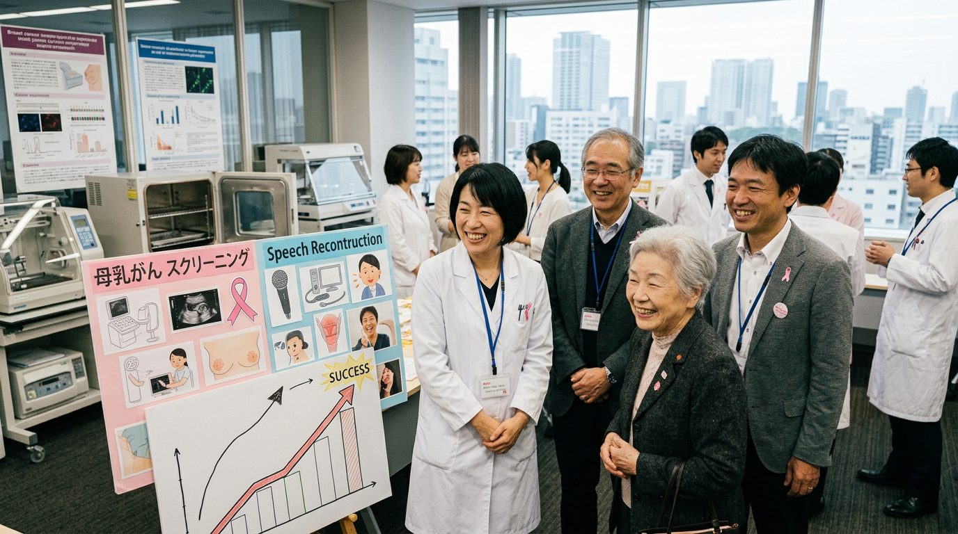 日本醫療研究靠群眾募資籌措經費的示意畫面